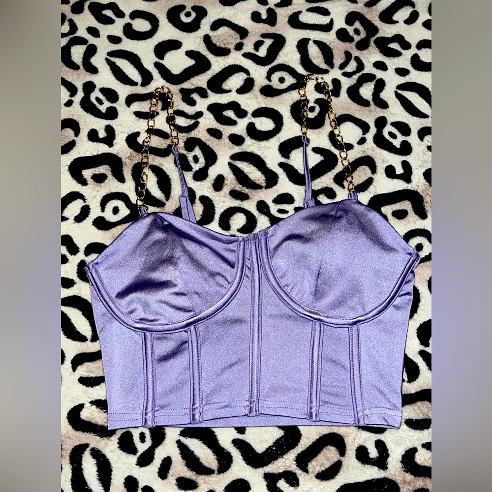 Purple Chained Corset